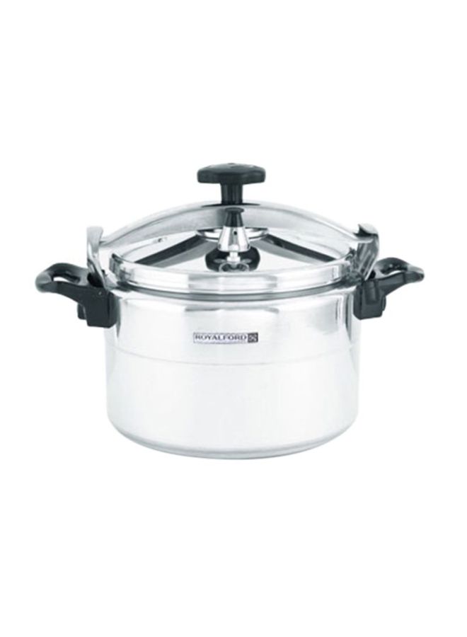 Royalford - Aluminium Pressure Cooker Silver/Black 5.0Liters - Image 1