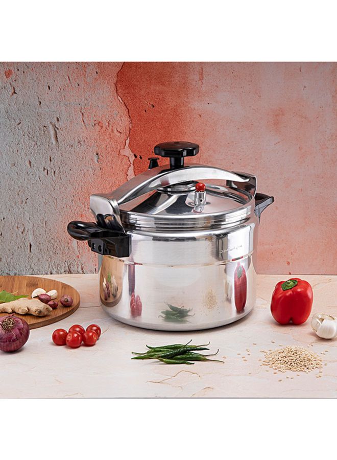 Royalford - Aluminium Pressure Cooker Silver/Black 5.0Liters - Image 1