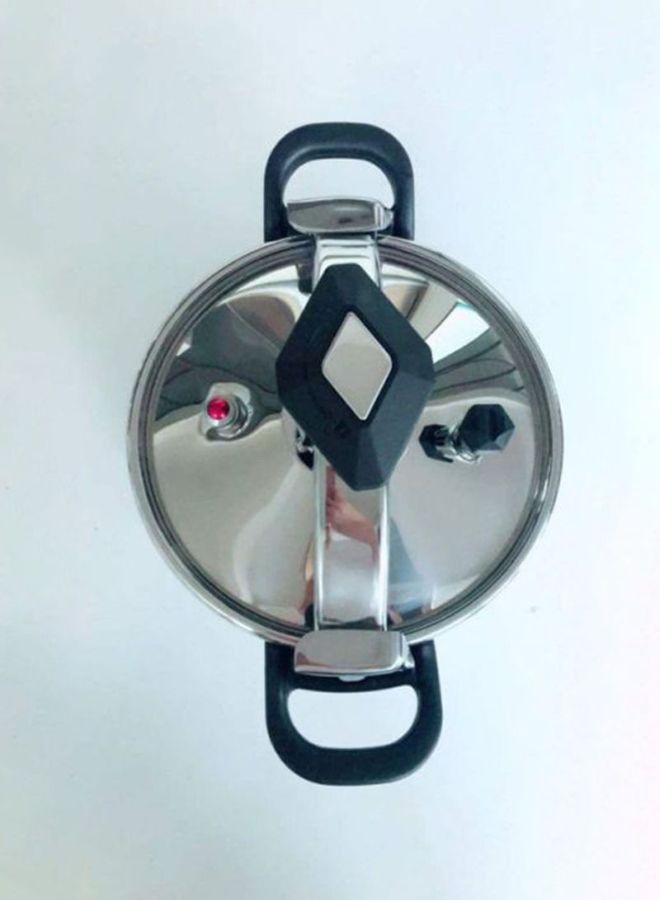 ديسيني وعاء طهي بالضغط من الستانلس ستيل أسود/ فضي 5لترات - Image 3