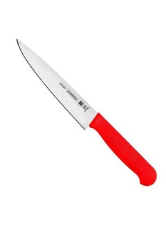 TRAMONTINA Meat Knife Red/Silver 6inch  - Image 1