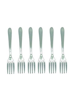 RAJ 6-Piece Fork Set Silver 