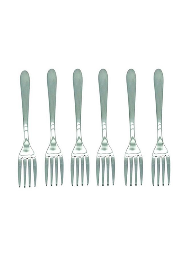 RAJ - 6-Piece Fork Set Silver - Image 1