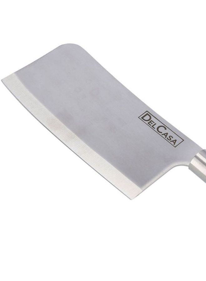 DELCASA Cleaver Stainless Steel Knife Silver 6inch  - Image 5