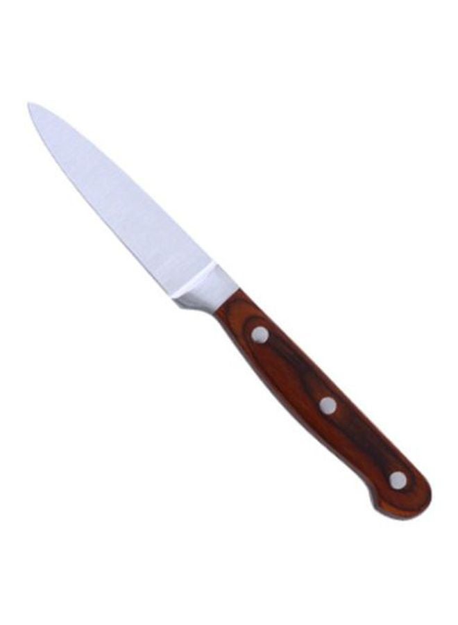 Royalford - Paring Knife Silver/Brown 3.5inch - Image 1