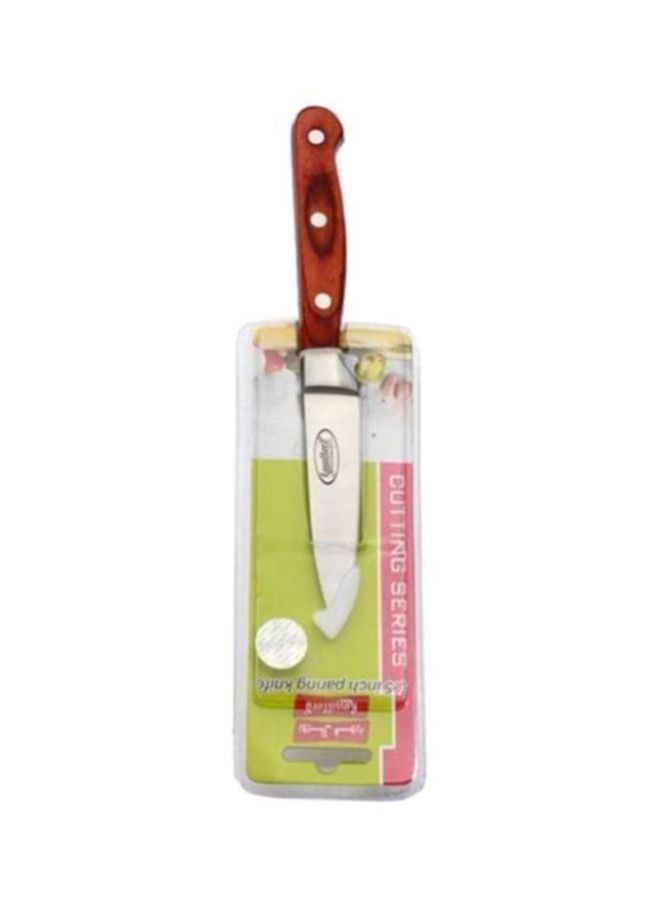 Royalford - Paring Knife Silver/Brown 3.5inch - Image 1