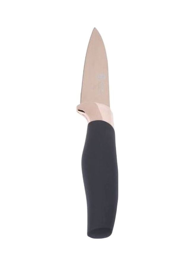Penguen Aria Paring Knife Black/Rose Gold 3.5inch - Image 1