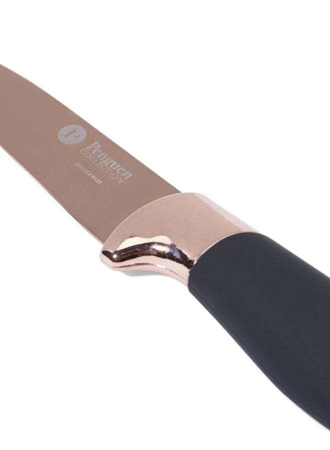 Penguen Aria Paring Knife Black/Rose Gold 3.5inch - Image 3