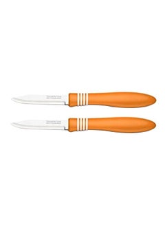 2-Piece Cor And Cor Paring Knife Set Orange/Silver 18cm - v1615309673/N12059172A_1