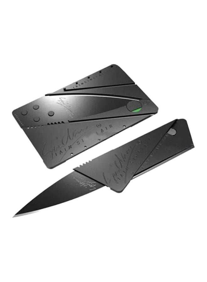 Sharpdo - Credit Card Folding Fruit Knife Black 8.6centimeter - Image 1