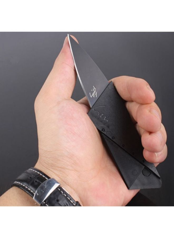 Sharpdo - Credit Card Folding Fruit Knife Black 8.6centimeter - Image 1
