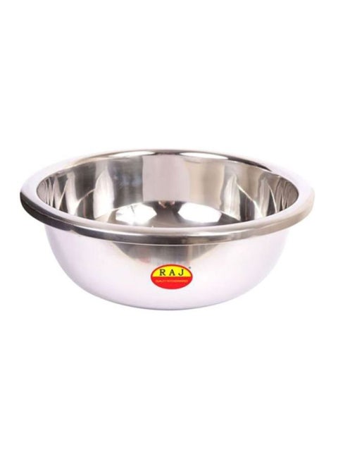 Stainless Steel Mixing Bowl Silver 45cm