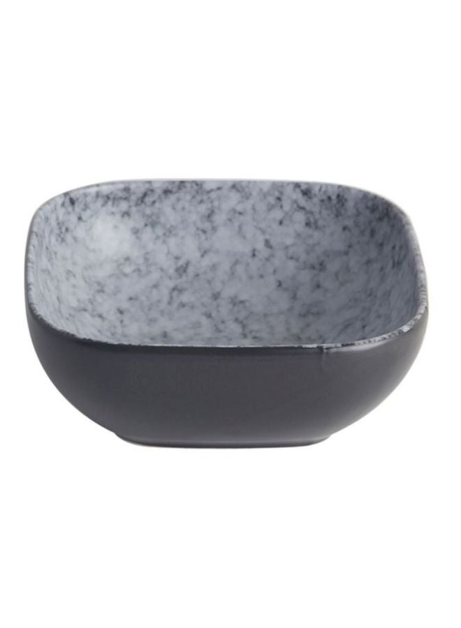 Sharpdo Snowflake Quadrangular Bowl 5.8-Inch Grey