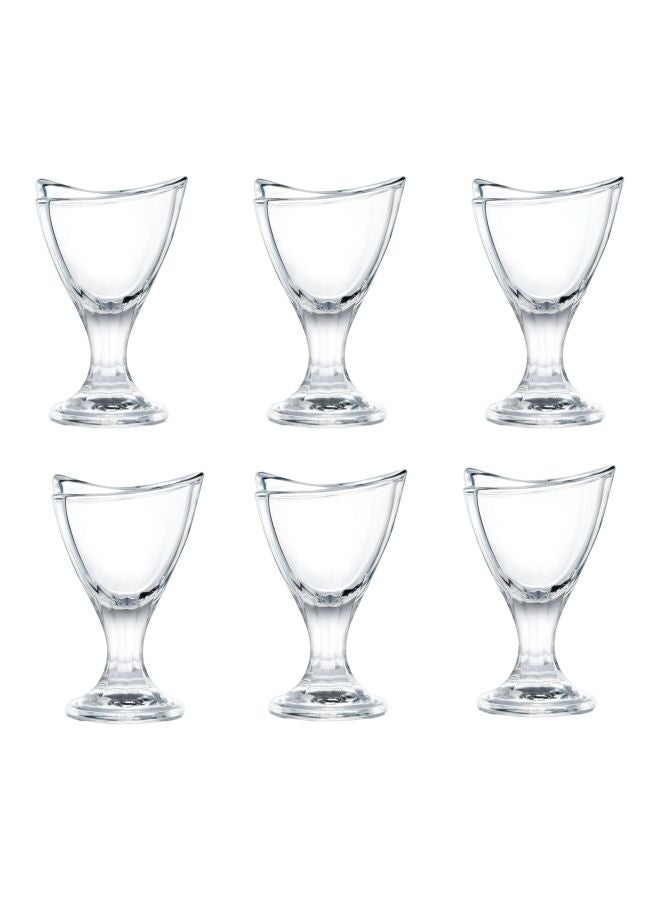 Ocean Pack Of 6 Delight Sundae Cup Clear - Image 1
