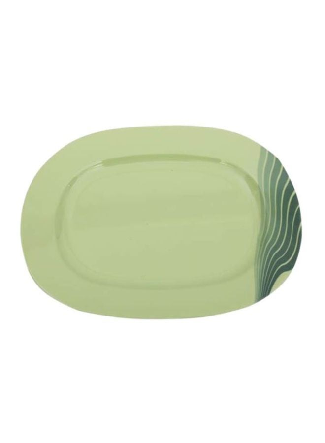 Royalford - Melamine Oval Plate Radiant Thai-Green 14inch - Image 1