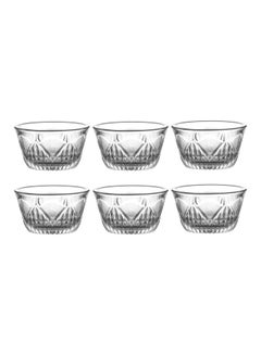 6-Piece Argos Bowl Set Clear