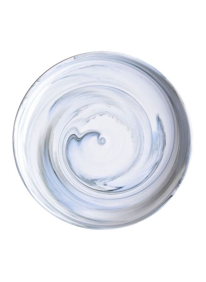 شاربدو طبق عميق، لون رمادي رمادي / أبيض 25.4x25.4x3.7سم - Image 2