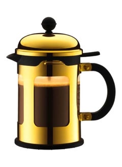 bodum Chambord Coffee Maker Gold/Black 500ml  - Image 1