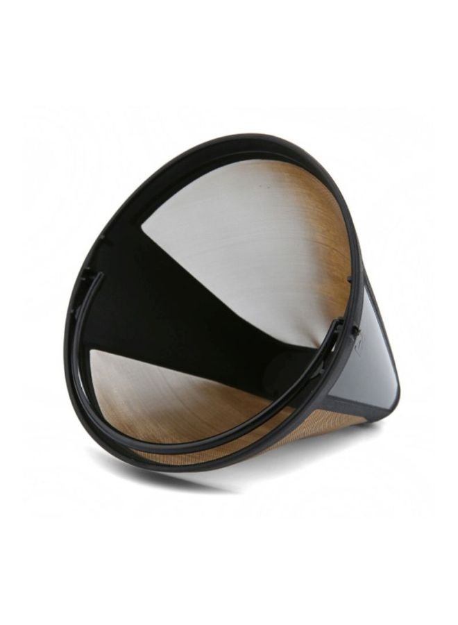 Beauenty Cone Shaped Reusable Coffee Filter Black/Brown 6x9x12cm  - Image 2