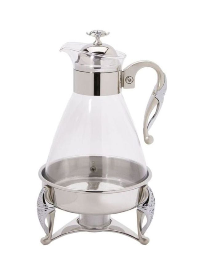 Malaika SS Coffee/Tea Warmer Silver/Clear 1.4Liters - v1615315104/N22234604A_1