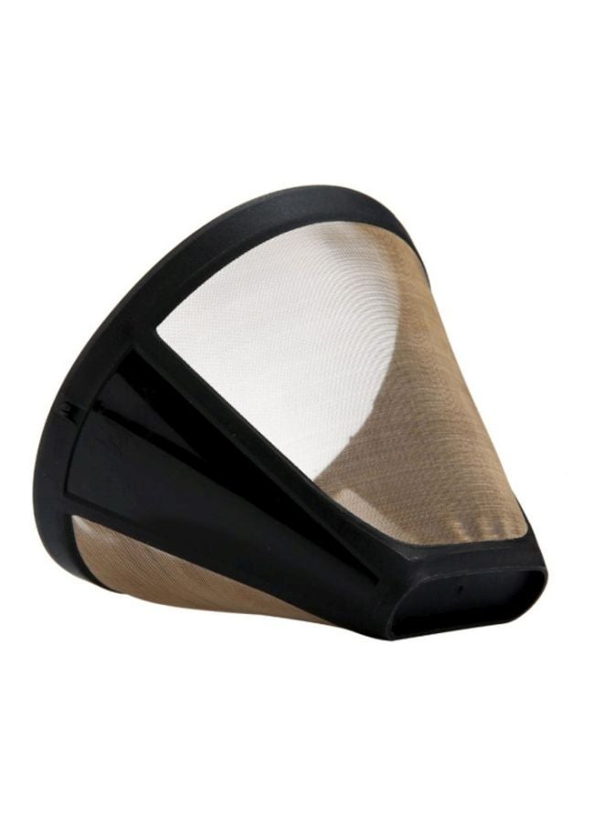 Beauenty Cone Shaped Reusable Coffee Filter Black/Brown 6x9x12cm  - Image 3
