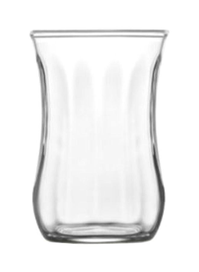 لاف طقم أكواب شاي ديم من 6 قطع شفاف 90ملليلتر - Image 2