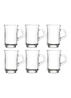 6-Piece Ada Tea Glass Set Clear 155ml