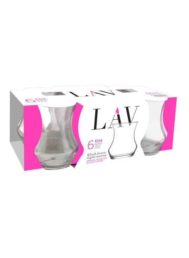 LAV 6-Piece Eda Tea Glass Set Clear 840mm - Image 3