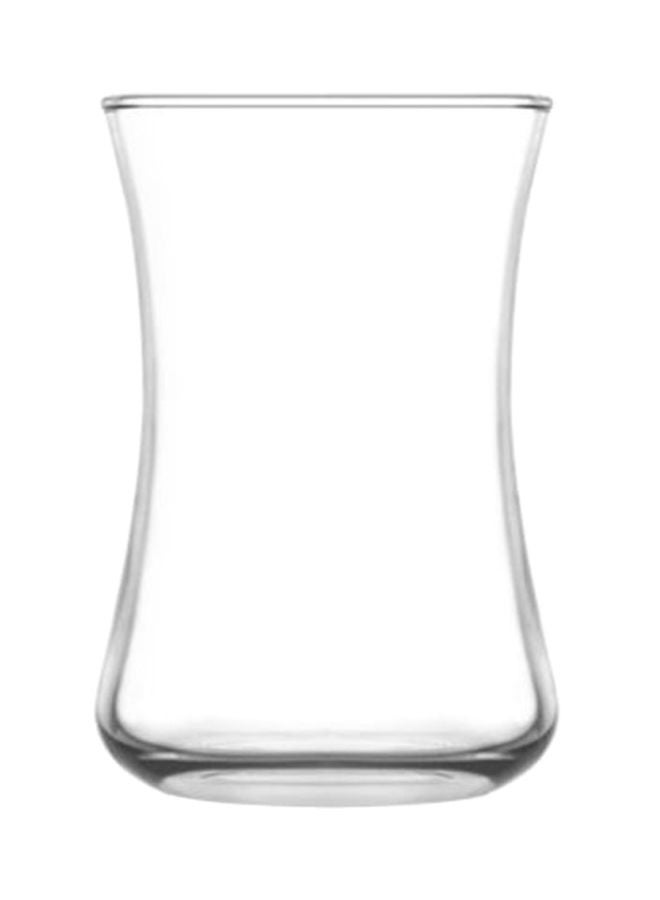 لاف طقم أكواب دورو للشاي، 6 قطع شفاف 90x59مم - Image 2