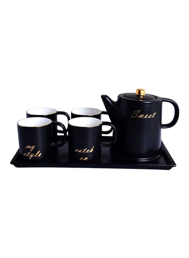 6-Piece Ceramic Teapot Set Black - v1615315113/N26896217A_1