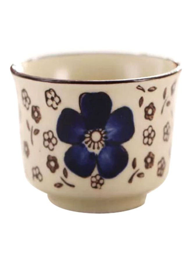 بيوينتي طقم إبريق شاي مكوّن من 7 قطع أبيض/أزرق 5.5x5.5x4.1سم - Image 2