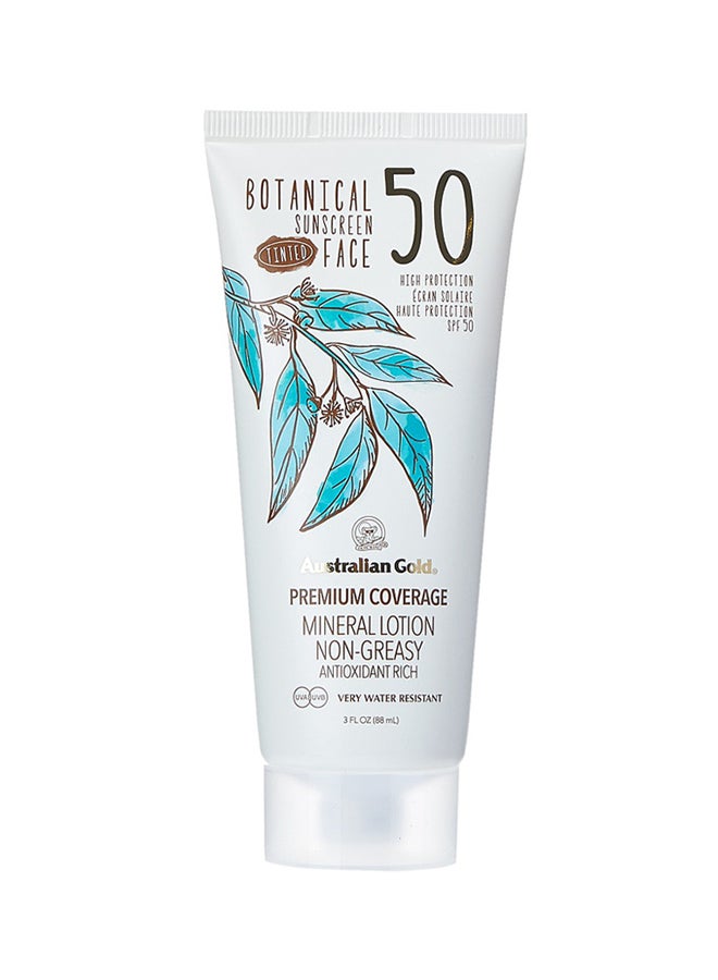 Australian Gold Botanical Tinted Face Sunscreen Lotion SPF 50 - Fair To Light beige  - Image 1