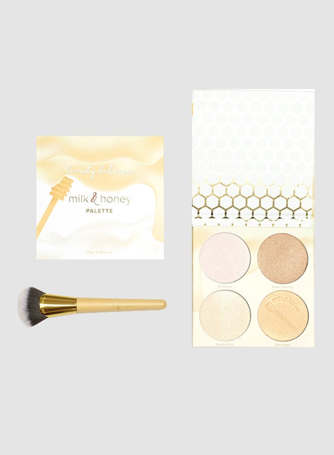 Beauty Bakerie Milk & Honey Highlighting Palette Multicolour - Image 3