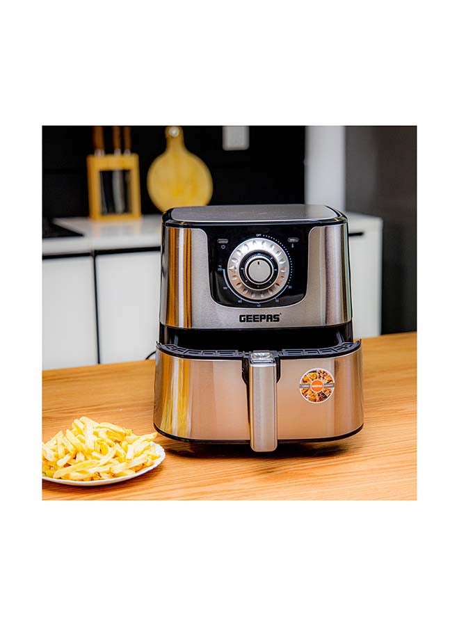 GEEPAS Air Fryer 5.5 L 1700.0 W GAF37519 Silver/Black  - Image 4