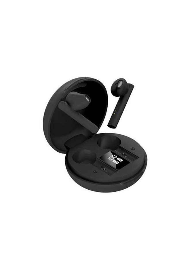 Captaintech Wireless Earphones With 300mAh Wireless Charge Case Black - Image 1