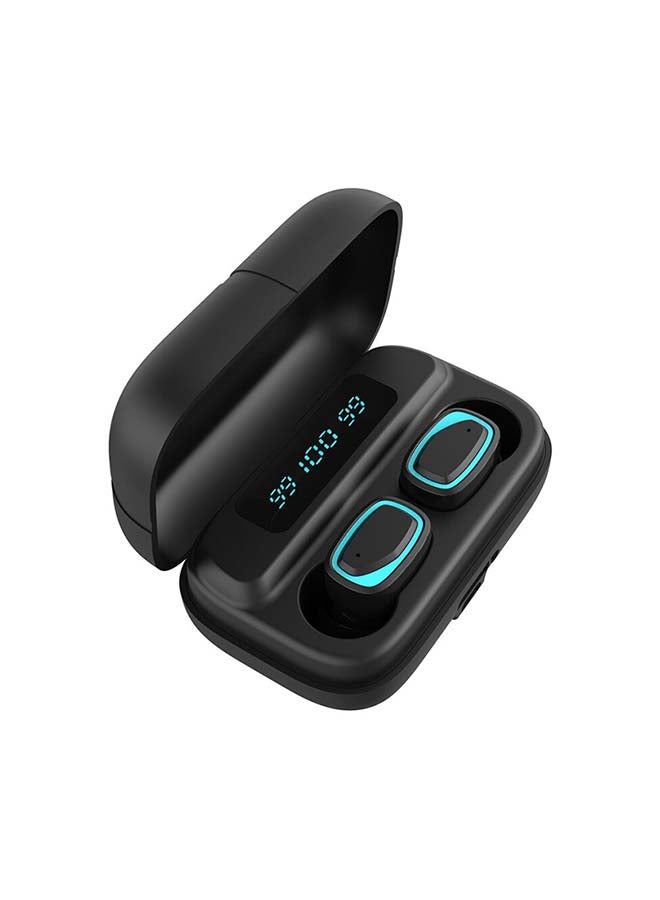 Captaintech Wireless Earbuds With 2000mAh Charging Case Black - Image 1