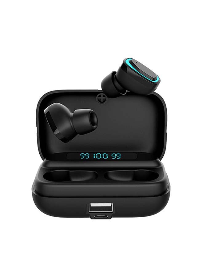 Captaintech Wireless Earbuds With 2000mAh Charging Case Black - Image 2