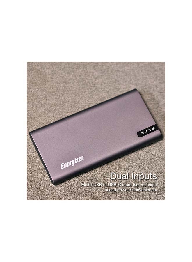Energizer 10000.0 mAh Power Delivery And Quick Charging Bank With Dual USB-A Outputs Soft Grey  - Image 4