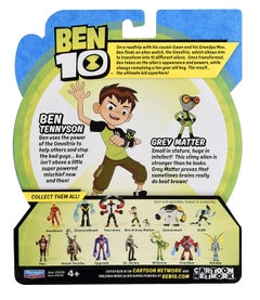 BEN 10 Ben Tennyson And Grey Matter Action Figure 5inch  - Image 2