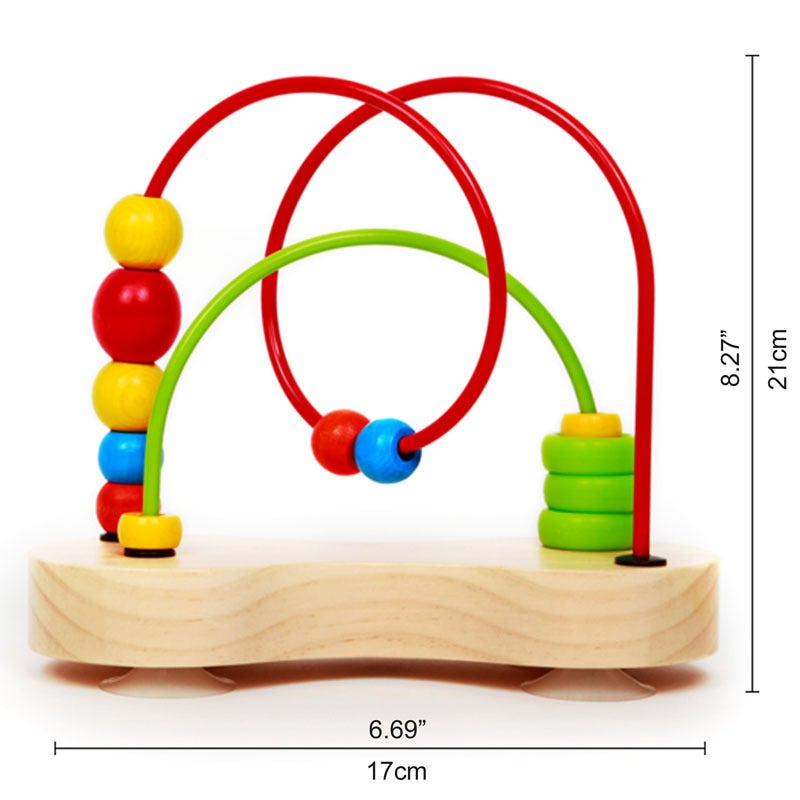 Double Bubble Wooden Toddler Bead Maze - v1615360200/N16085803A_4