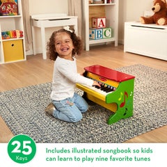 Melissa & Doug Learn-To-Play Wooden Piano  - Image 4