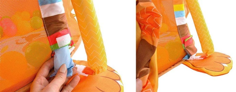 AGD - 3-In-1 Lion Pop-Up Sides Activity Gym And Ball Pit Game For Your Little One 70x52x10cm - Image 1