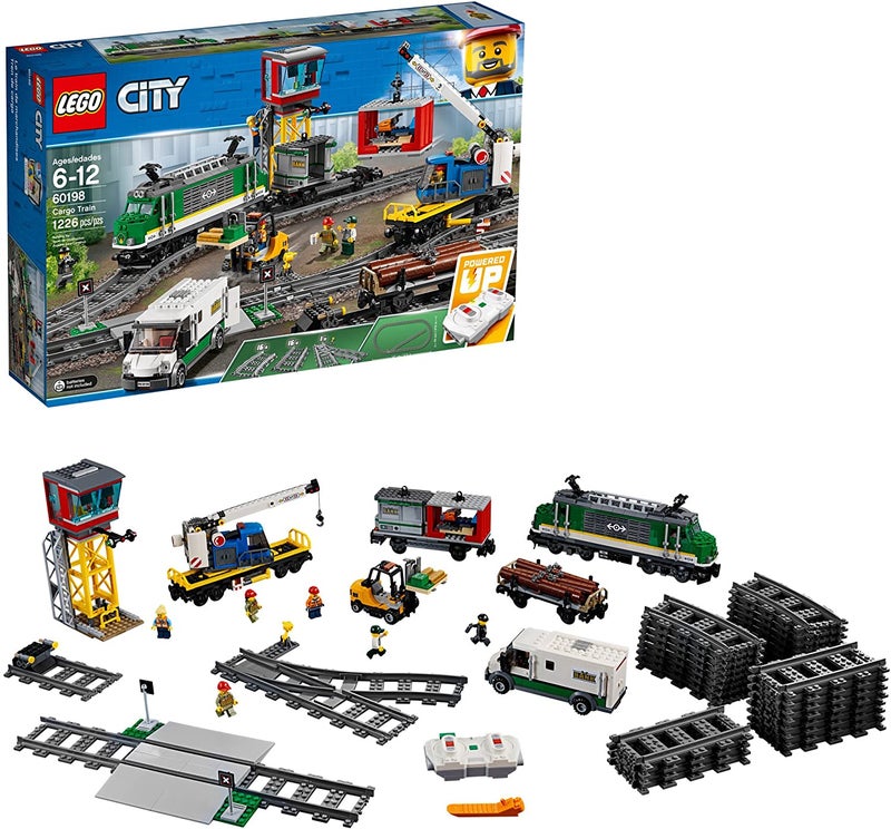 LEGO 60198 1226-Piece City Cargo Remote Control Train Building Set With Tracks 1226 6+ Years  - Image 2
