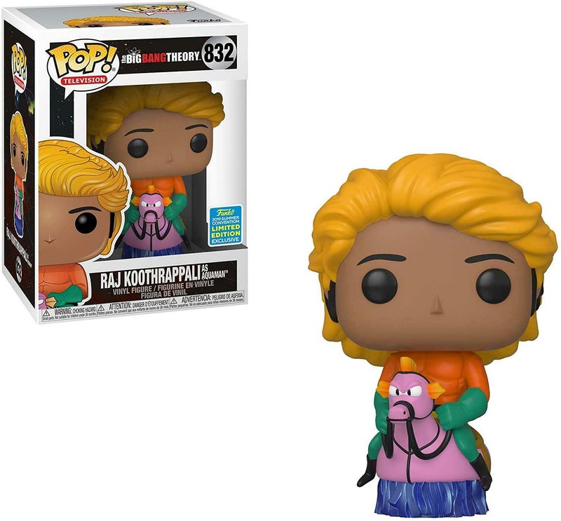 Funko - The Big Bang Theory Raj Koothrappali As Aquaman 832 3.75inch - Image 1