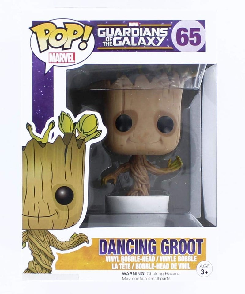 POP! Marvel Guardians Of The Galaxy Dancing Groot Bobble Figure