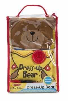 Beauenty Dress Up Bear Zipper Button Book  - Image 5