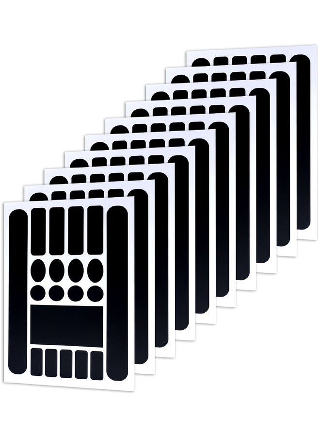 Generic 10-Piece Bike Frame Protective Film Decal Sticker Guard  - Image 1