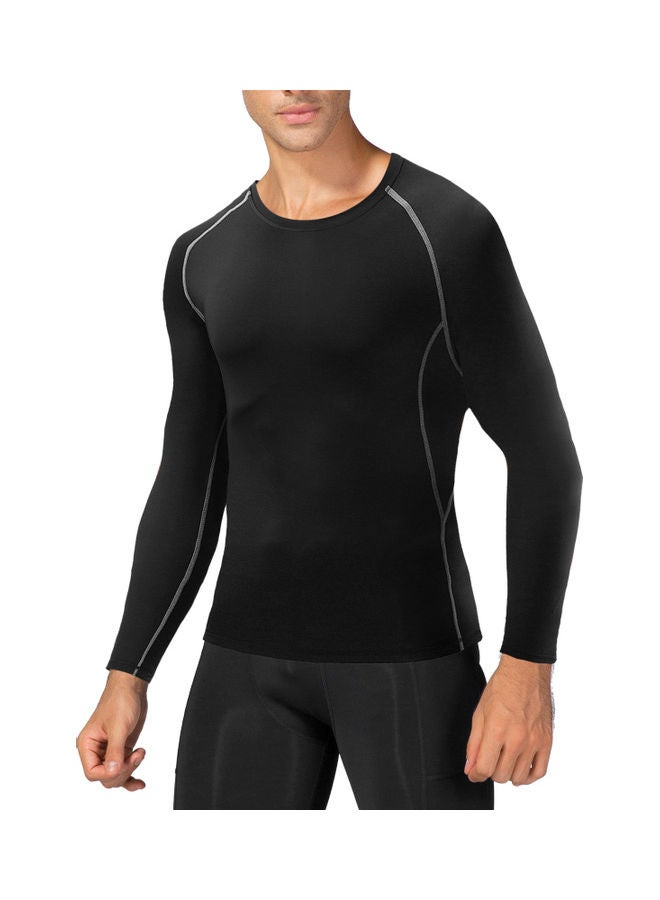 Generic Active Sports Base Layer Full Sleeves T-Shirt - Image 3