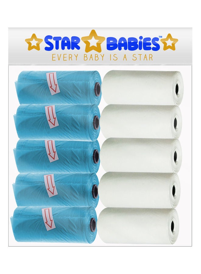 STAR BABiES Pack Of 10 Disposable Scented Bag Roll  - Image 1