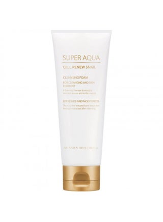 Super Aqua Cell Renew Snail Cleansing Foam 100ml - v1615365099/N44873231A_1
