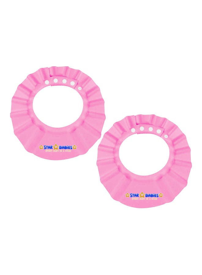 STAR BABiES Pack Of 2- Kids Shower Cap Pink 30x1x27cm - Image 1